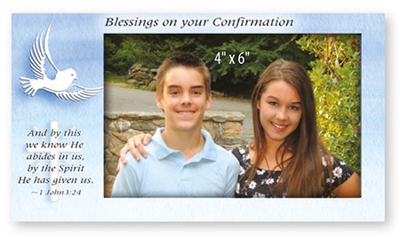 Confirmation Art Metal Photo Frame