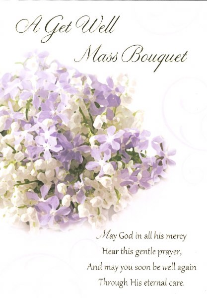 A Get Well Mass Bouquet Card