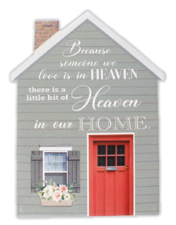Heaven in Our Home Porcelain Plaque (20cm)