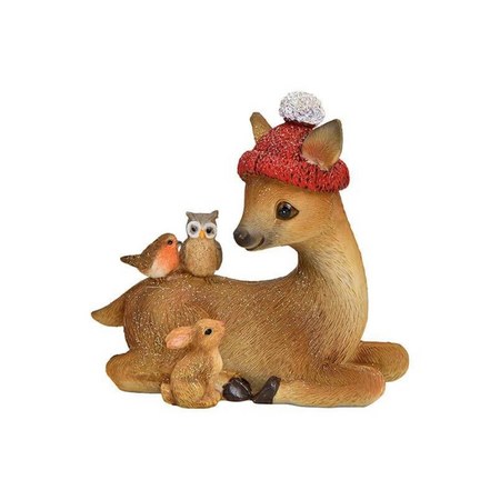 Christmas Deer and Forest Animals Decoration (10cm)