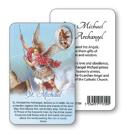 St Michael Prayer card