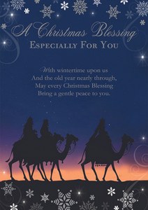 Three Wisemen Christmas Blessing Card