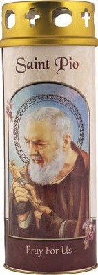 Padre Pio Windproof Cap Candle