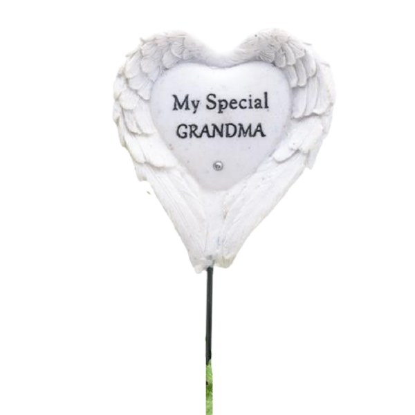 Grandma Angel Wings Graveside Stake