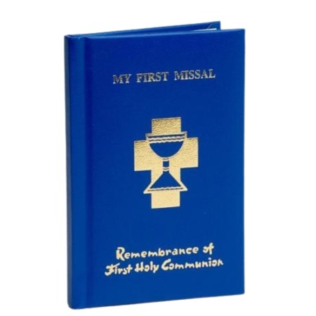 My First Holy Communion Missal Blue Padded