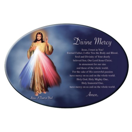 Divine Mercy Ceramic Plaque (22cm)