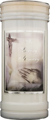 In Loving Memory Pillar Candle (15cm)