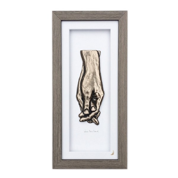 Take This Hand Wall (Grey Frame) - Wild Goose Art