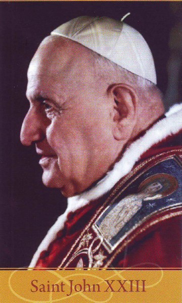 Saint John XXIII Prayer card