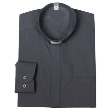 Dark Grey Clergy Shirt