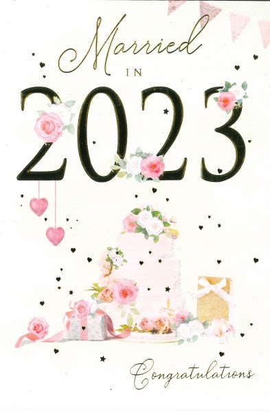 Married in 2023 Card