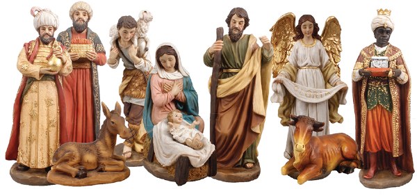 10 Piece Nativity Set (15cm)
