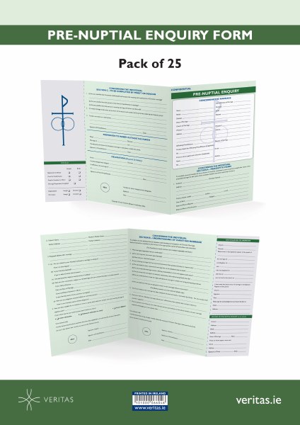 Pre Nuptial Enquiry Form (25 pack)