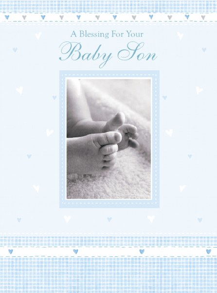 V106001 Baby Boy Card