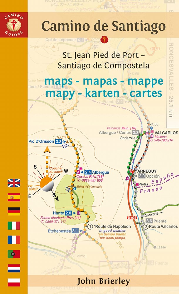 camino de santiago map pdf