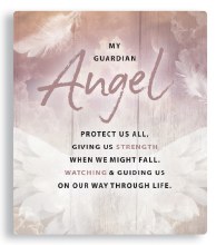 My Guardian Angel Porcelain Plaque (15cm)