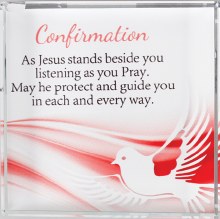 Confirmation Glass Paperweight