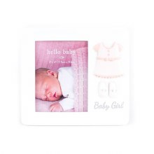 Hello Baby Girl Photo Frame