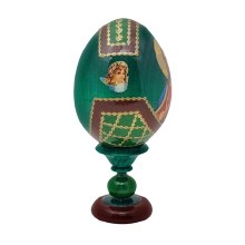 Additional picture of Green Christ Teacher Icon Egg 13cm