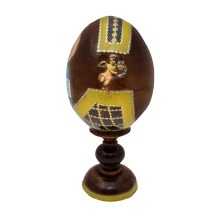 Additional picture of Yellow Christ Teacher Icon Egg 16cm