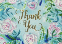 Blue Dreams Thank You Note Cards