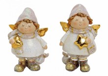 White and Gold Christmas Angel