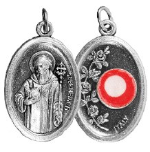 Additional picture of St Benedict Relic Medal
