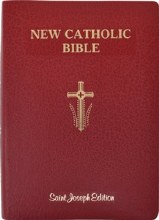 St Joseph New Catholic Bible, Giant Type, Red Imitation Leather