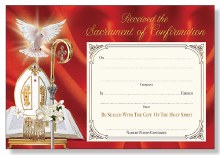 Symbolic Confirmation Red Certificate