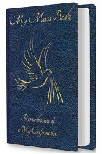 Blue Souvenir of Confirmation Mass Book Blue Souvenir of Confirmation Mass Book