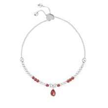 January birthstone - Life Charm Bracelet January birthstone - Life Charm Bracelet