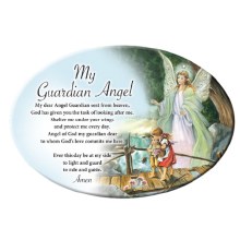 My Guardian Angel Ceramic Plaque (22cm)