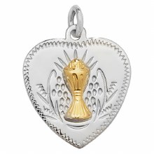 Heart First Holy Communion Pendant