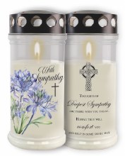 87540 In Loving Memory 4 Day  Candle 16cm