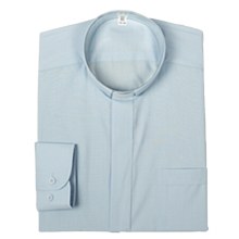 362 Blue Clergy Shirt Short Sleeves 52cm