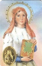 St Dymphna Prayer Card