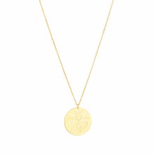 9ct Gold Chalice Disc Pendant