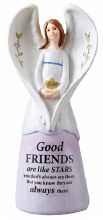 Friendship Message Resin Angel