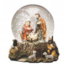 Holy Family with Shepherds Nativity Waterball