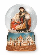 Holy Family Nativity waterball 5cm