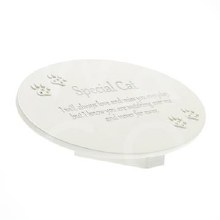 Additional picture of Cat Thoughts of You Memorial Plaque