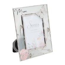 Additional picture of Mum Butterfly Glass Frame hold (10x 15cm)