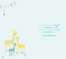 Additional picture of Congratulations Baby Boy Card