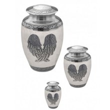 Additional picture of Feather Design Memorial Urn (26cm)