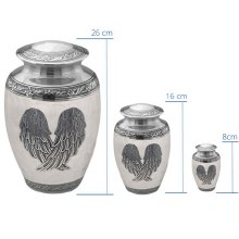 Additional picture of Feather Design Memorial Urn (26cm)