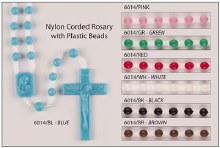 Plastic Corded Rosary