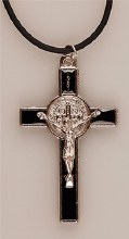 Black Benedict Crucifix  (5cm)