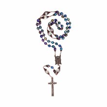Additional picture of Purple Book of Kells Rosary Beads