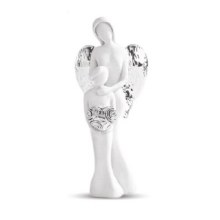 White and Silver Guardian Angel (12.5cm)
