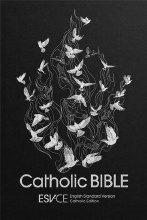 Catholic Bible ESV-CE black hardback, silver foil
